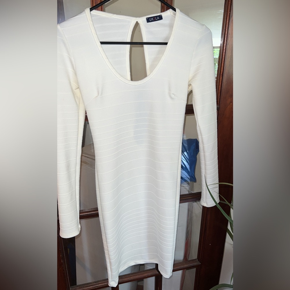 Plain white dress!